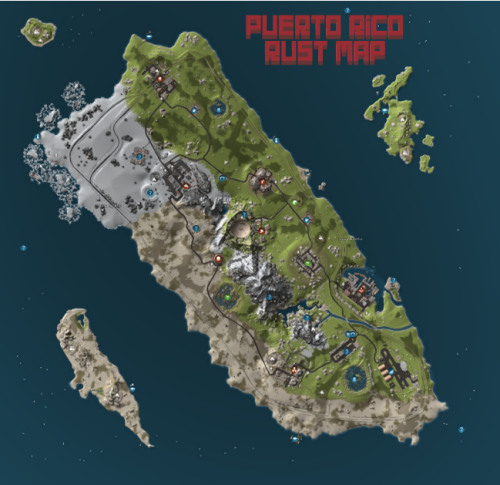 Puerto Rico Island of Enchantment - Maps - Codefling