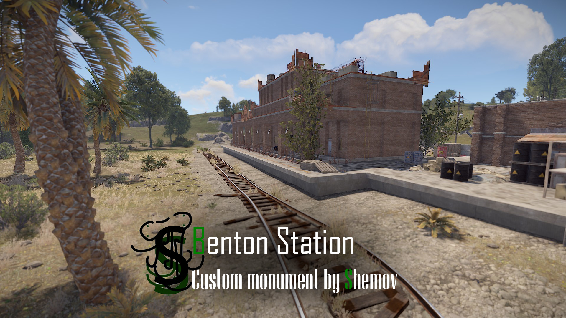 Benton Railway Station | Custom Monument By Shemov