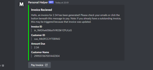 invoice id discord