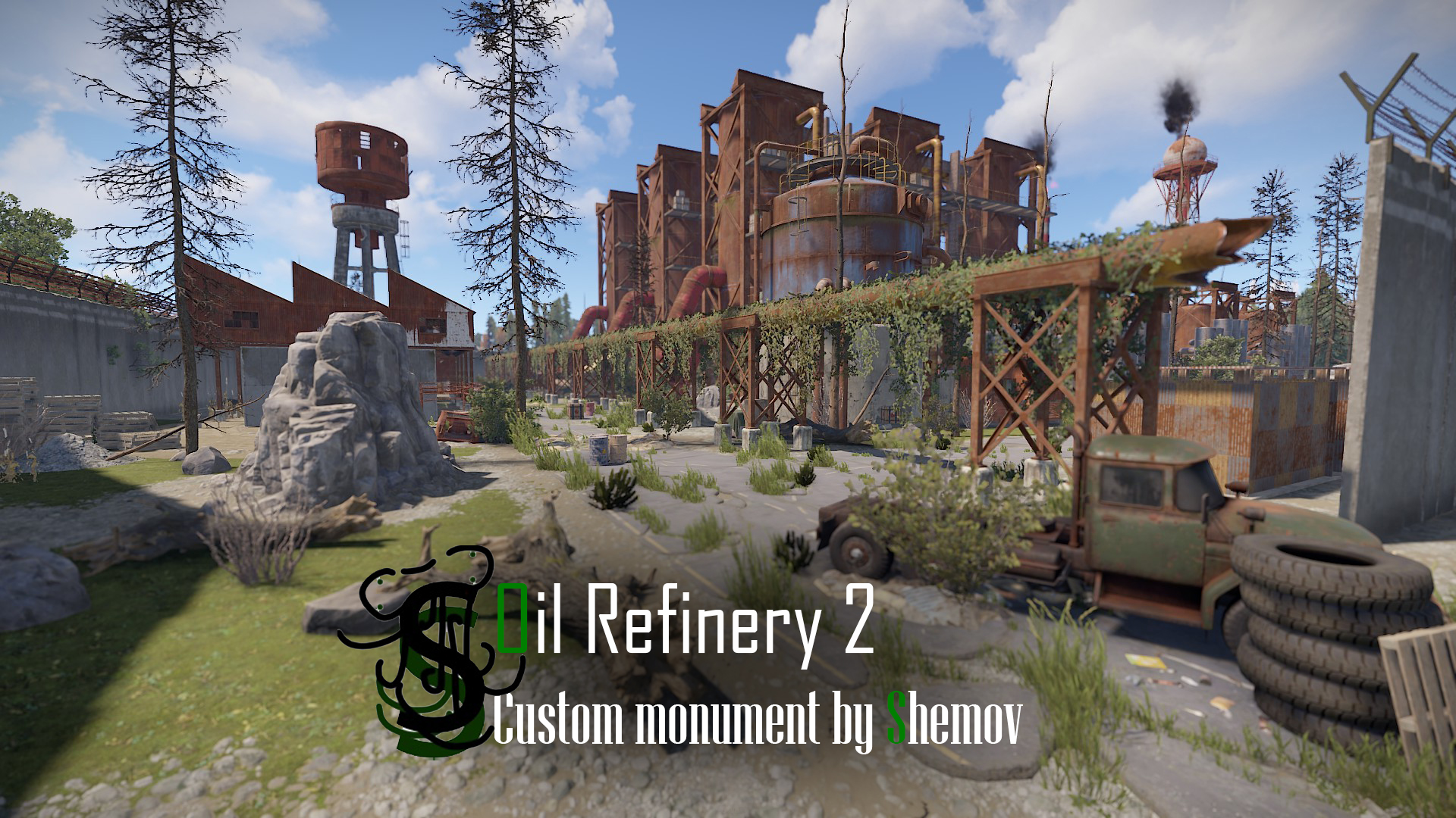 Oil Refinery 2 | Custom Monument By Shemov