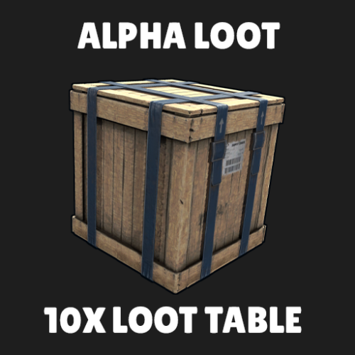 More information about "AlphaLoot 10X Loot Table"