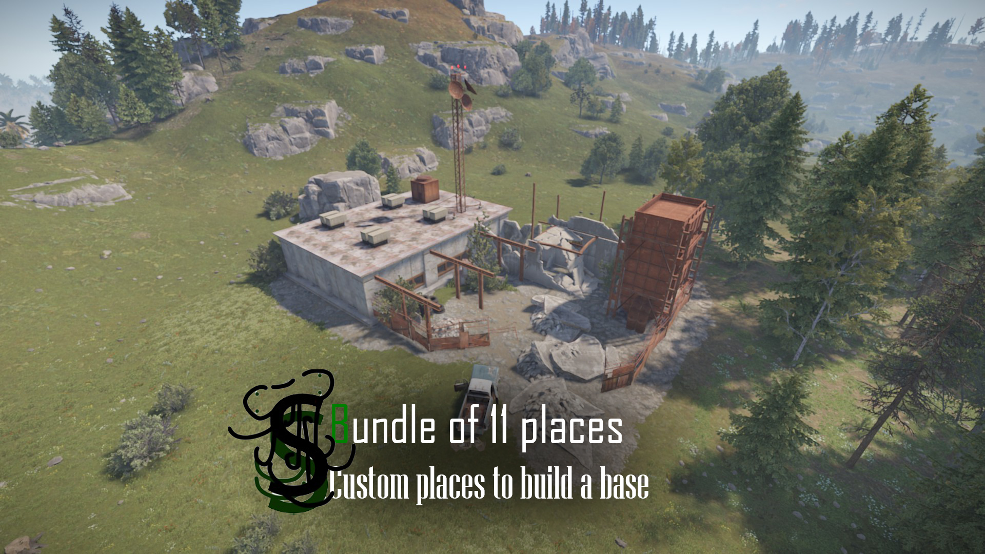 Bundle Of 11 Custom Places To Build A Base By Shemov