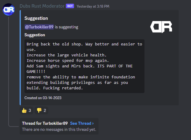 Rust - Battlemetrics Bans to Discord - Discord Bots - Codefling