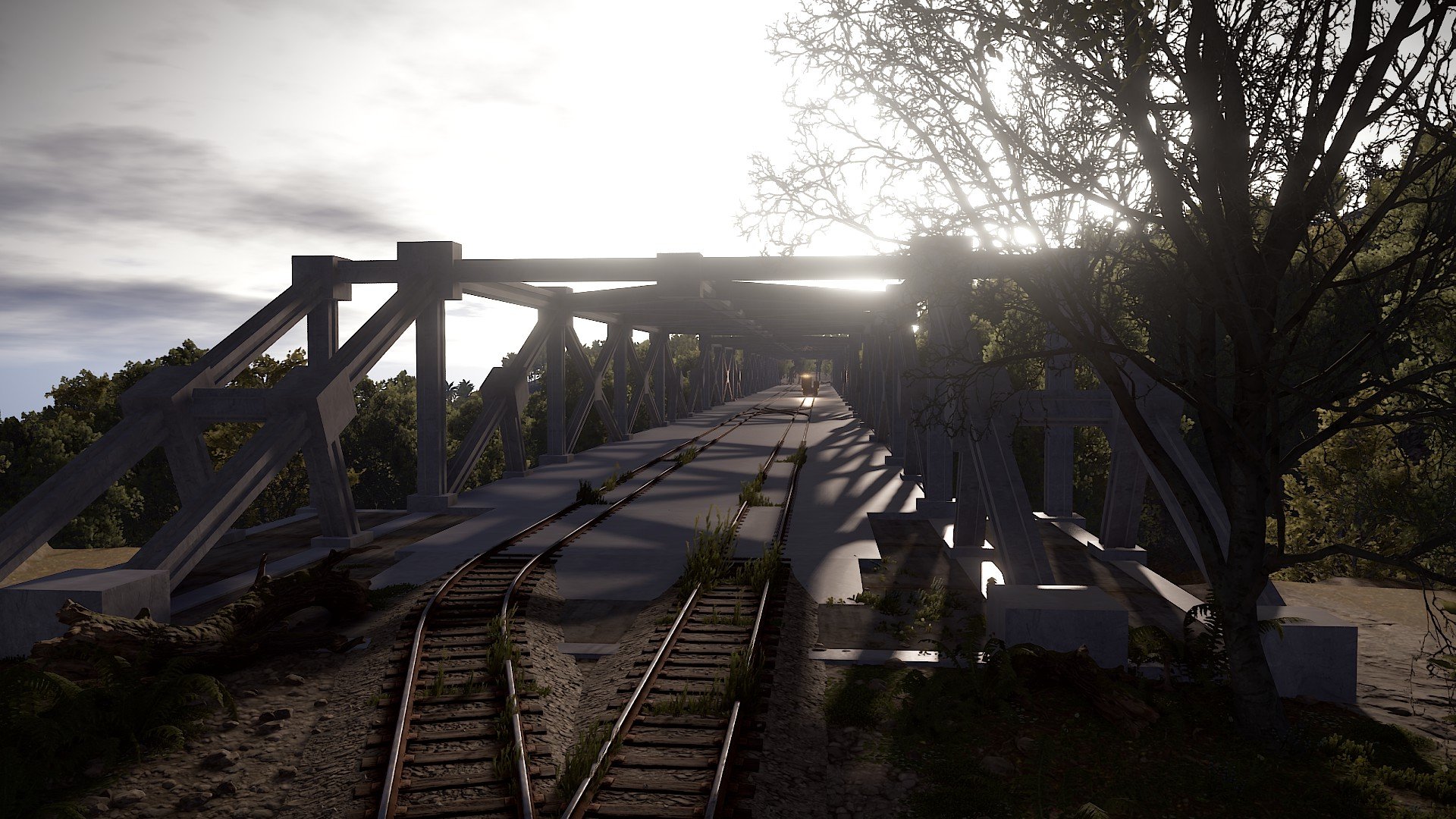 Train Bridge Metal Modular Set