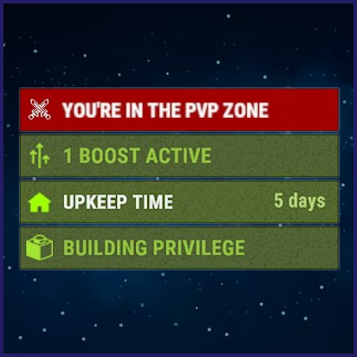 PVP Zone Status