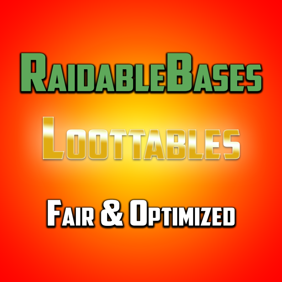 Balanced RaidableBases Loot Config - Fair & Optimized