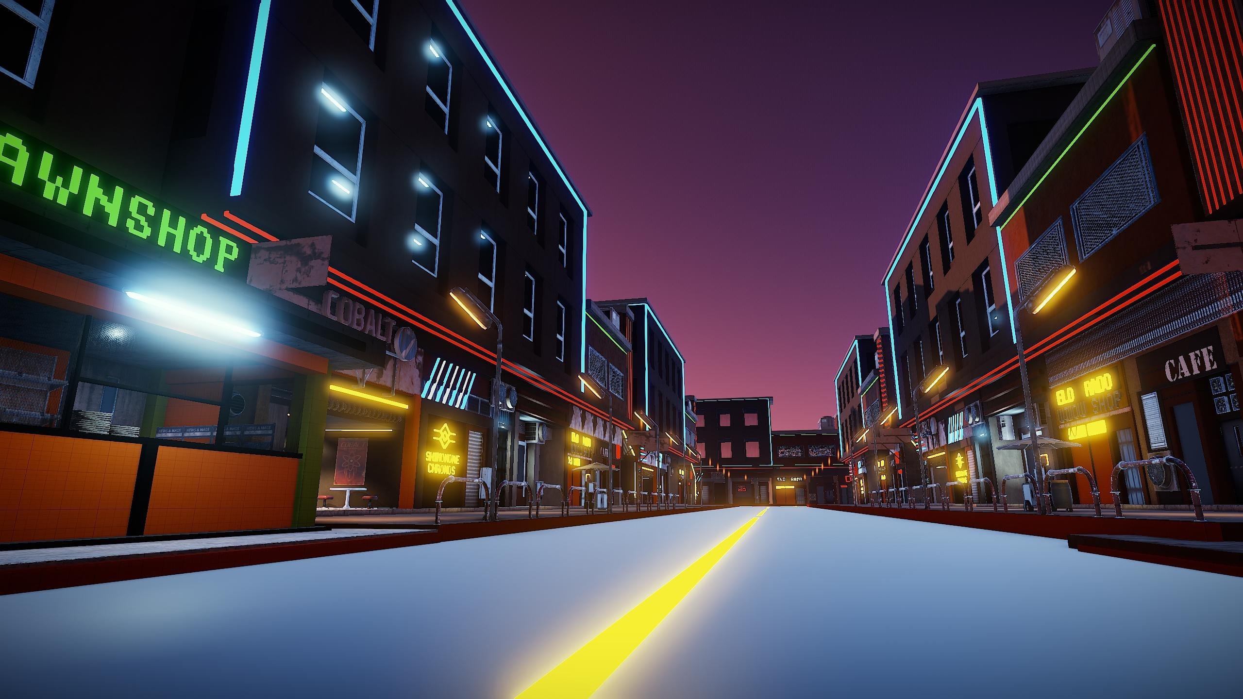 Cyber Style Street Town