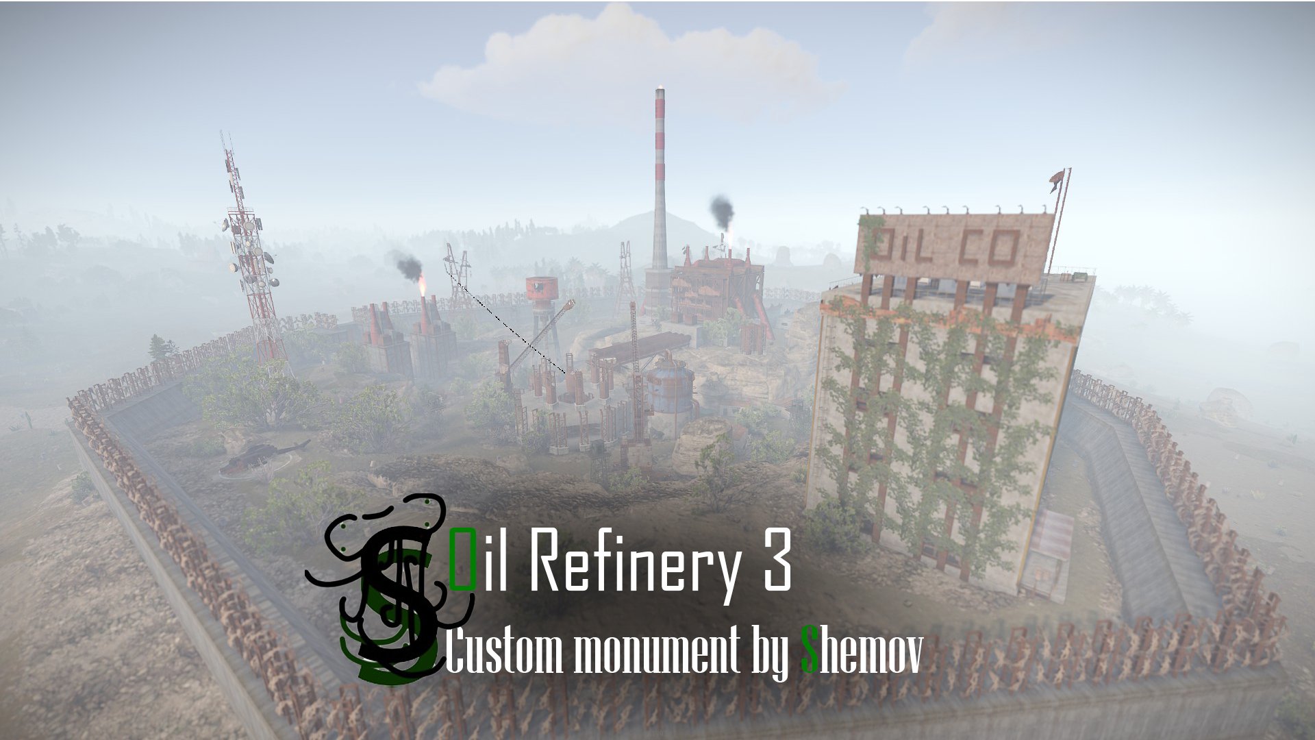 Oil Refinery 3 | Custom Monument By Shemov