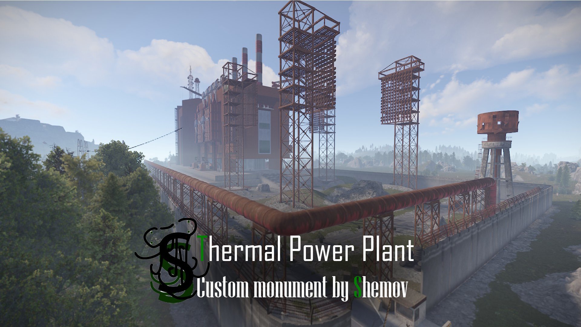 Thermal Power Plant | Custom Monument By Shemov