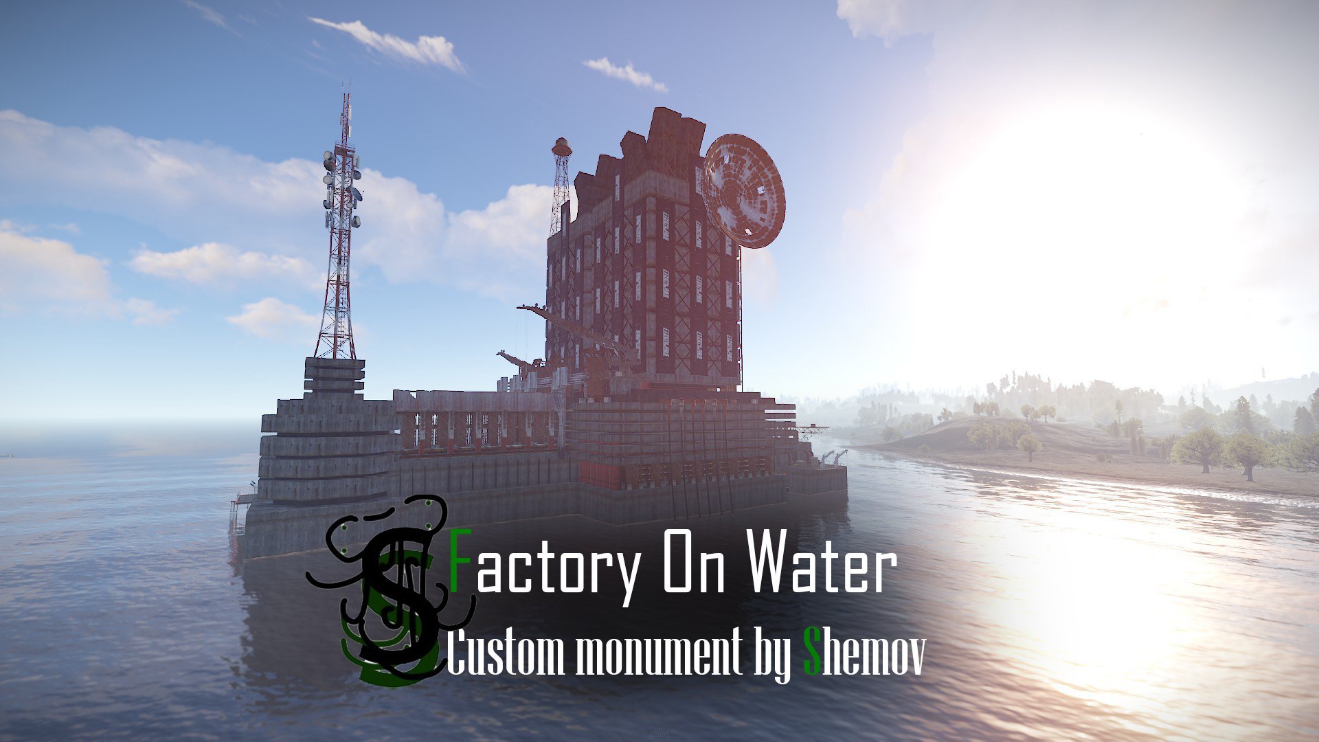 Factory On Water | Custom Monument By Shemov