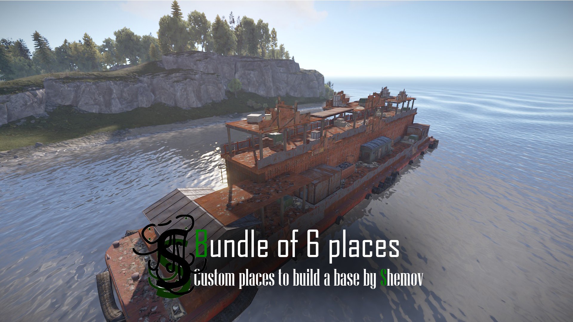 Bundle Of 6 Custom Places To Build A Base