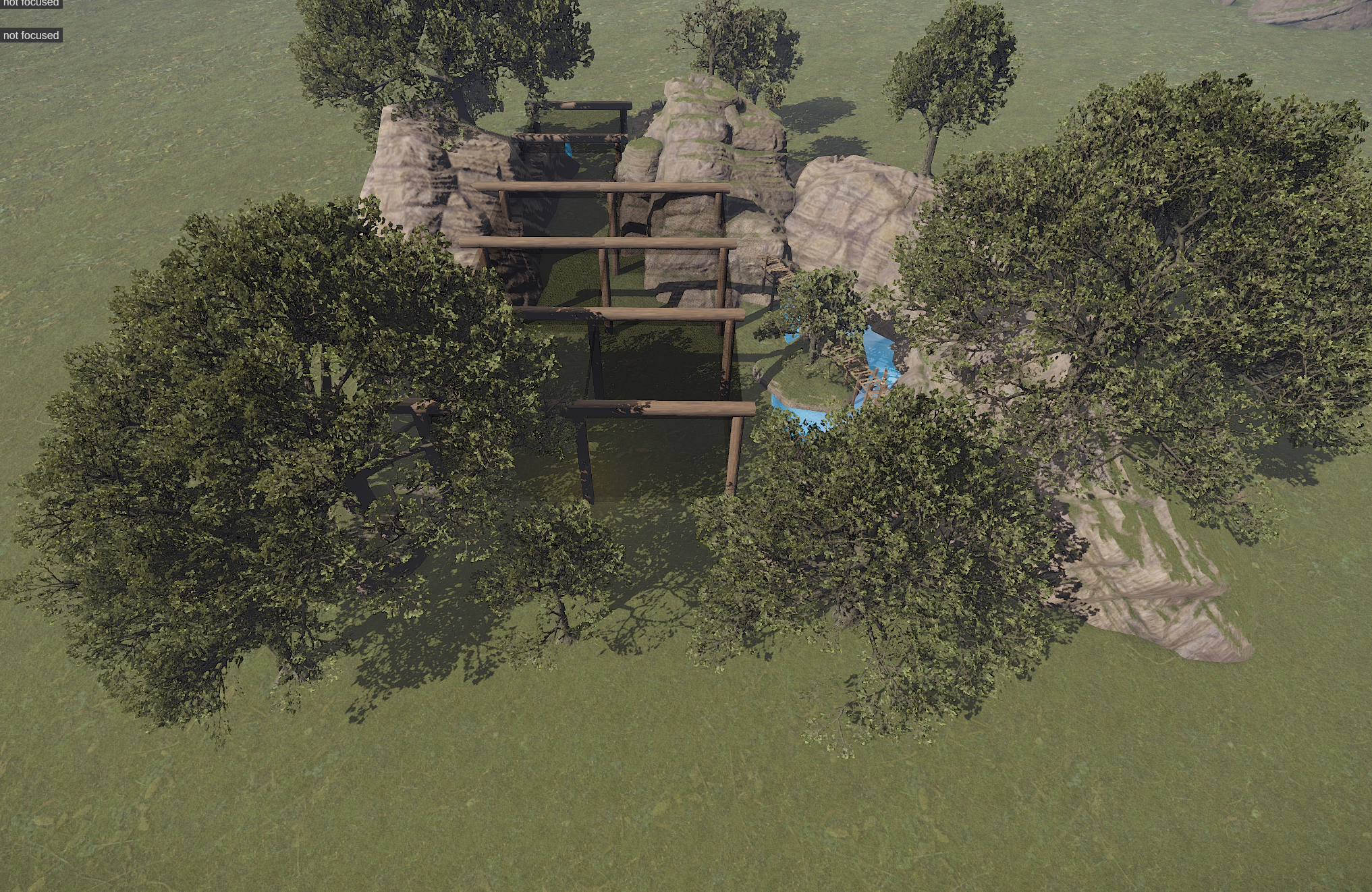 Custom Rock Formation Build Area