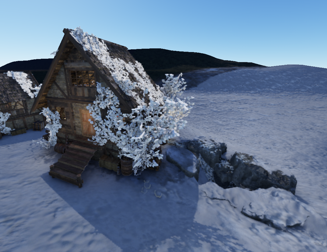 Medieval Ice Fishing Cabin