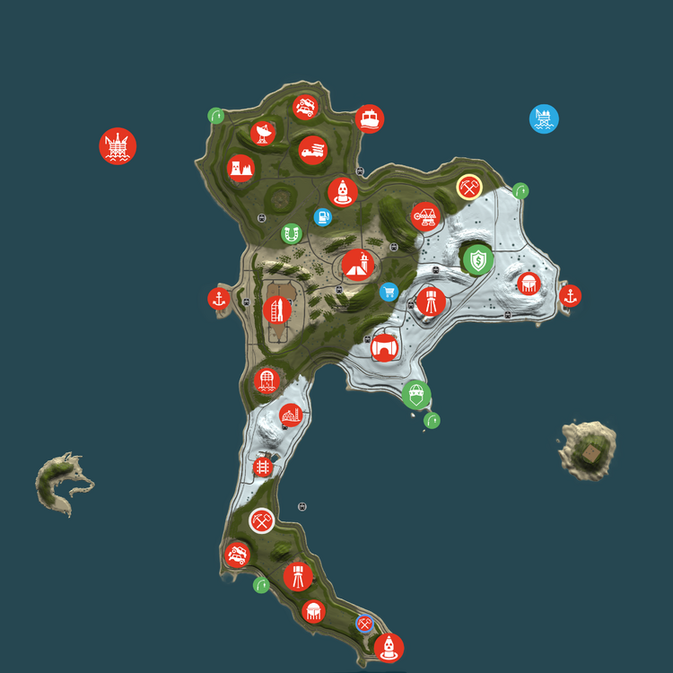 Thailand map - Maps - Codefling