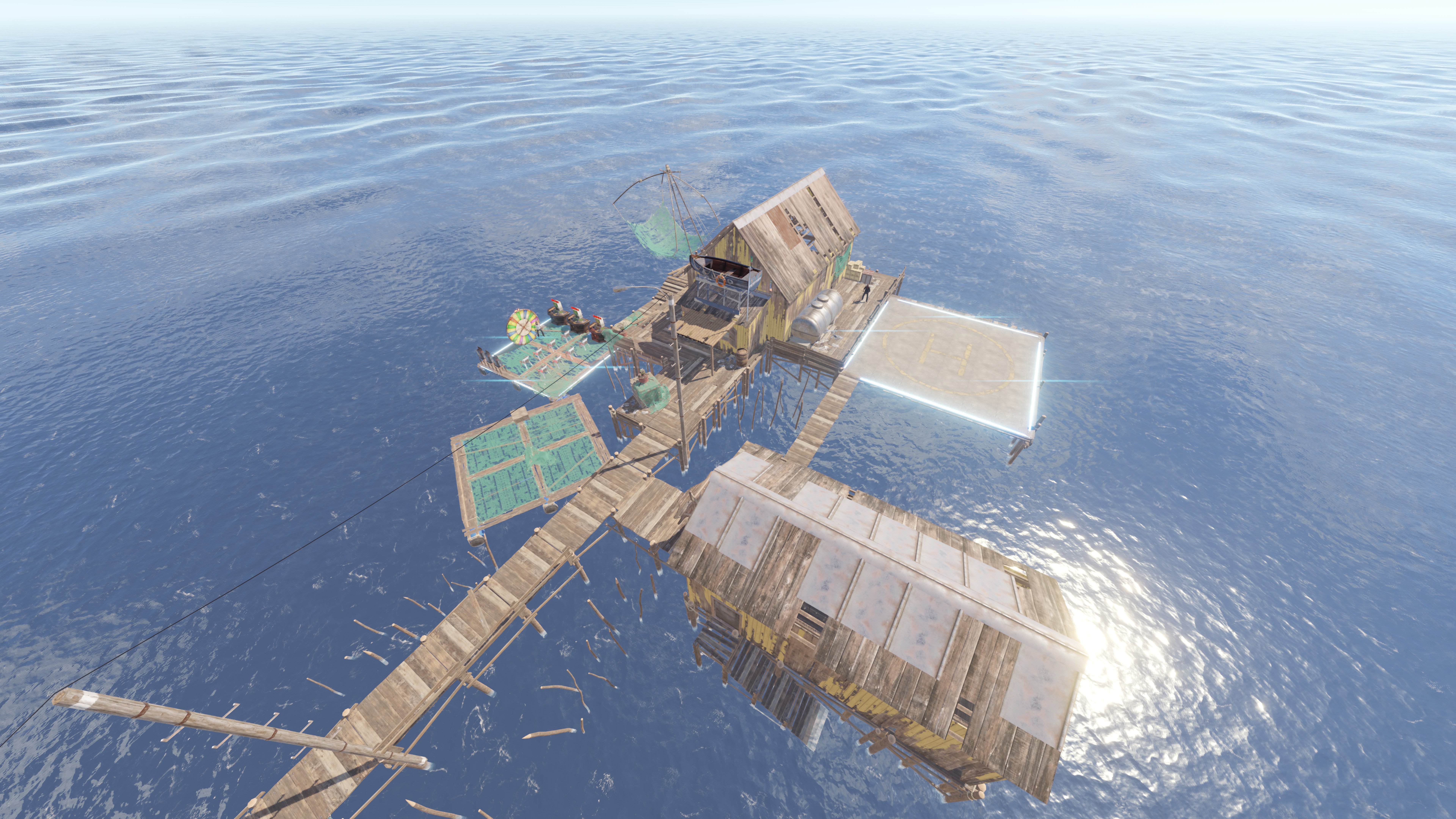 Fishing Dock w/ Helipad - Vending - Casino