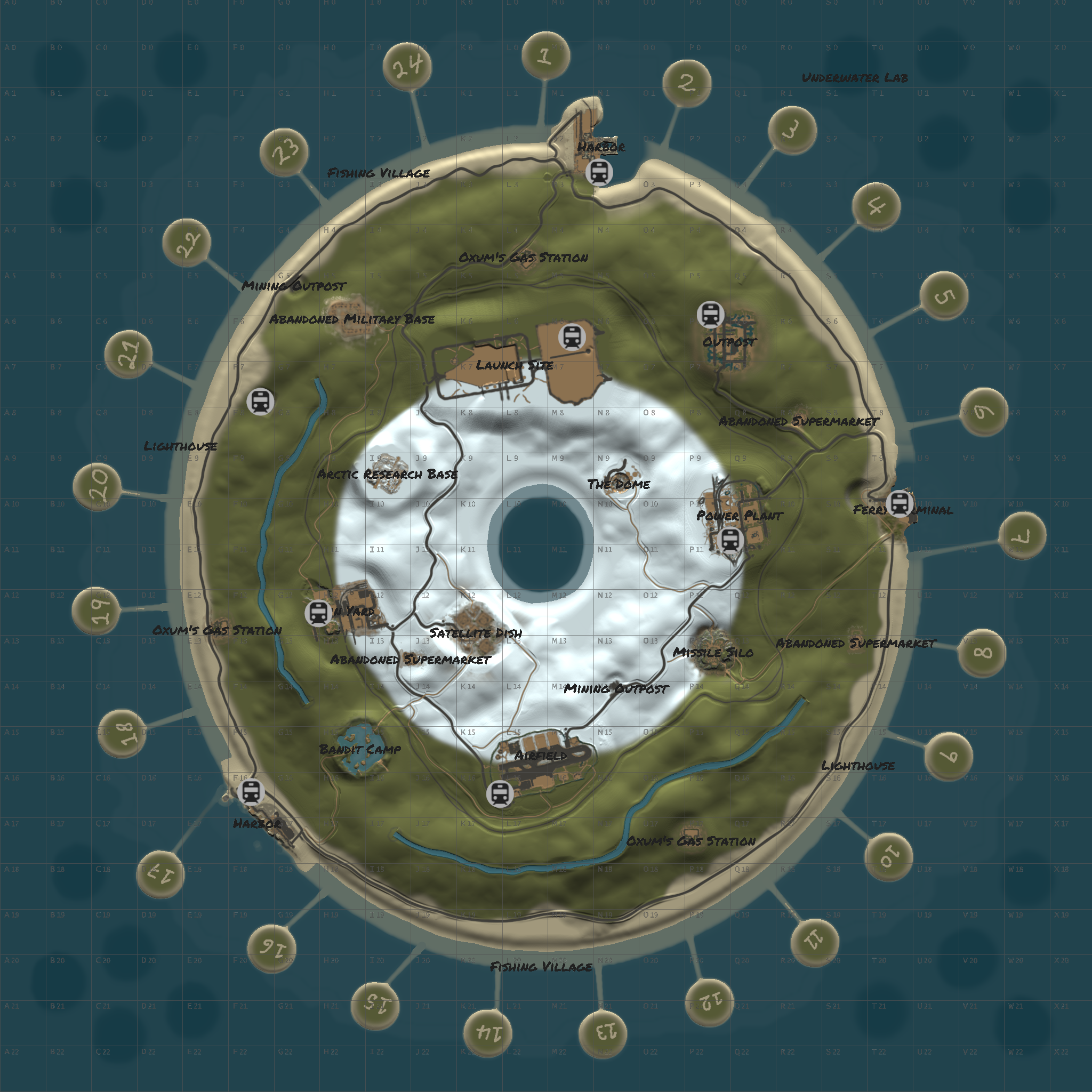 Nelson Island - Tournament Map