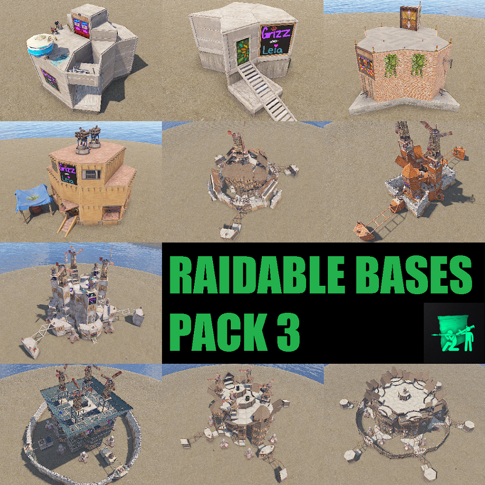 Raidable Bases (Pack 3)