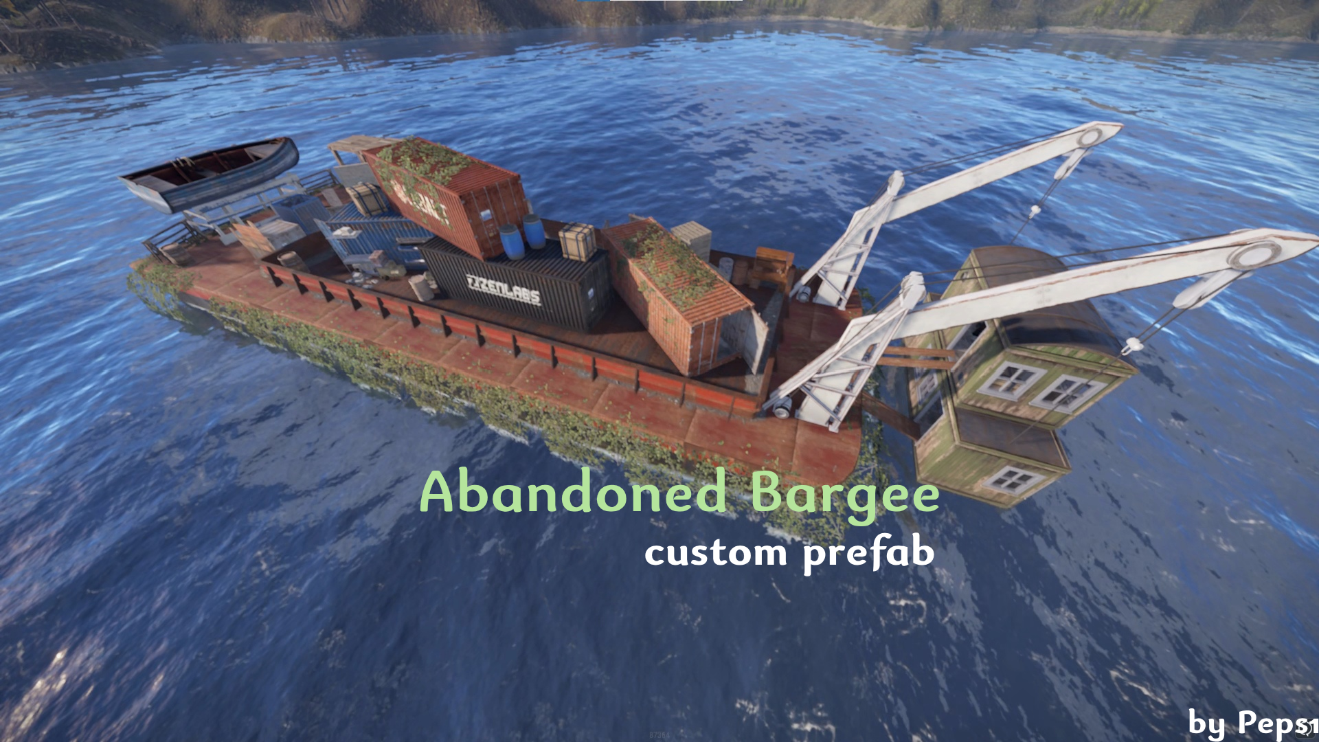 Abandoned Barge | Custom Monument And Place To Build