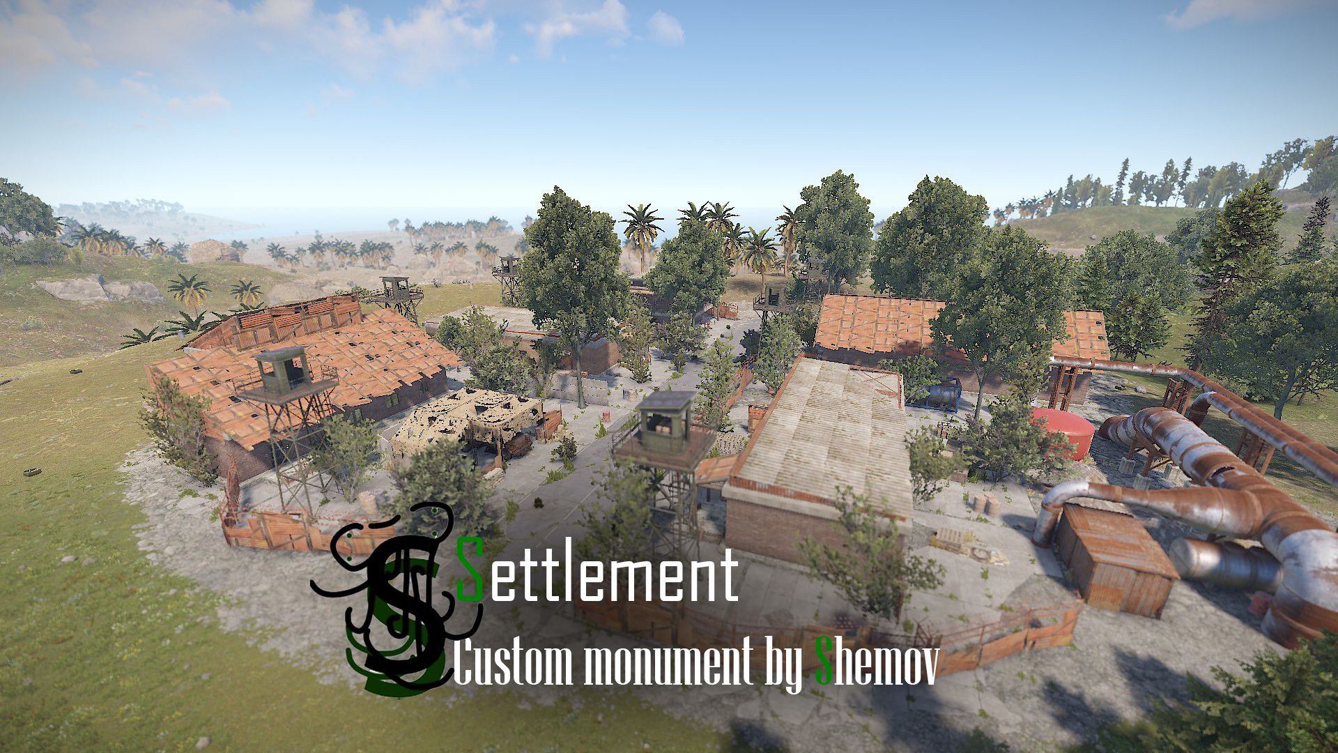 Settlement 24 | Custom Monument By Shemov