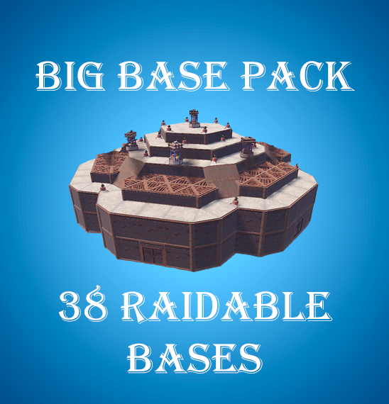 Base Pack For Raidable Bases - 38 Bases