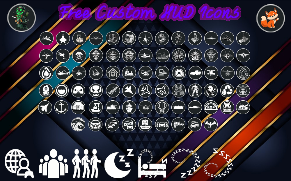 Free Custom HUD Icons