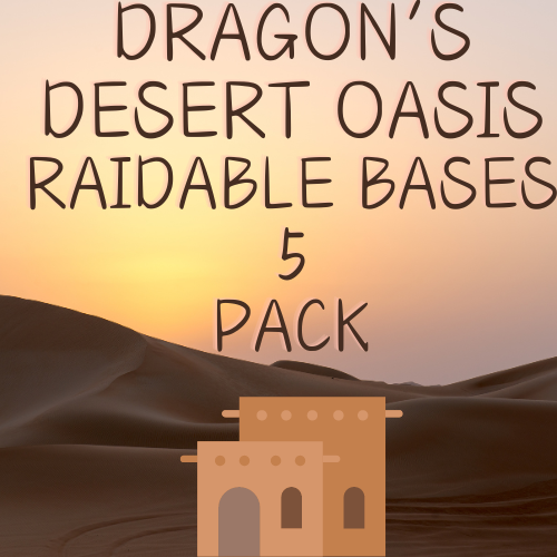 More information about "5 Medium Desert Themed Raidable Bases"