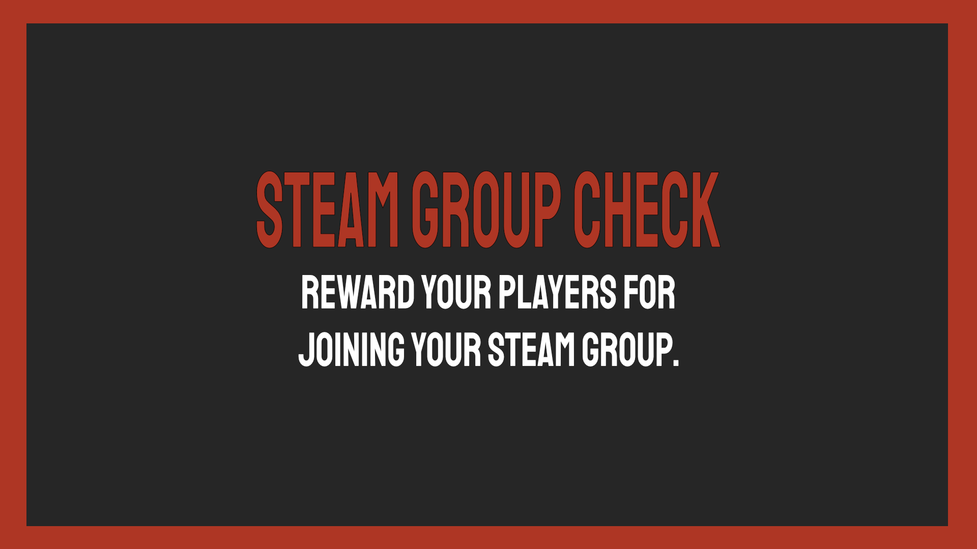 Steam Group Check