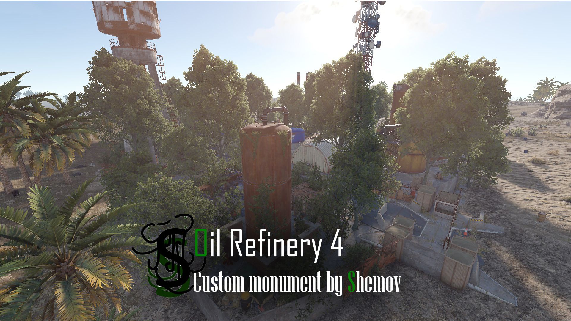 Oil Refinery 4 | Custom Monument By Shemov