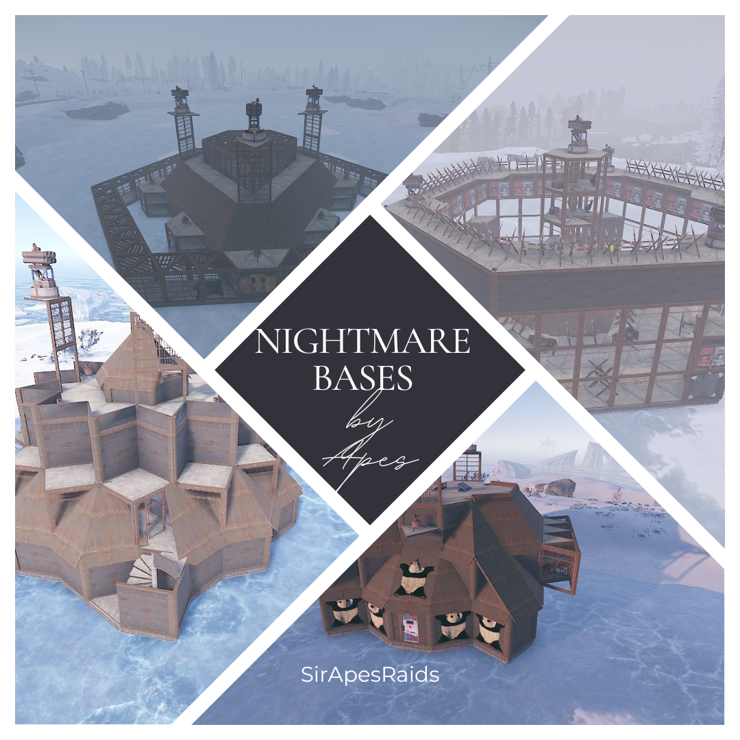 Nightmare Bases By Apes (15 Pack)