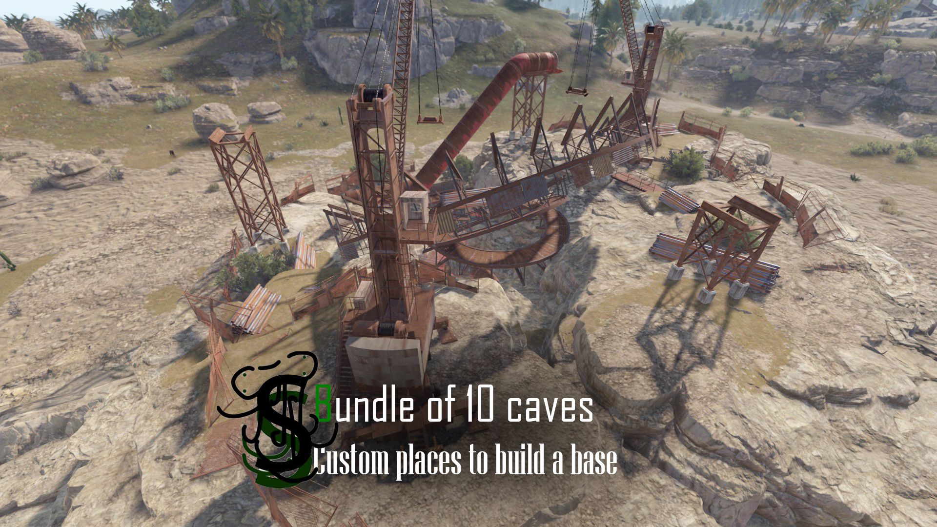 Bundle of 10 custom caves to build a base 3 | Custom places to build a base by Shemov