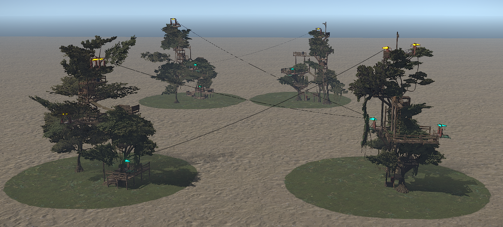 Zipline Treehouses