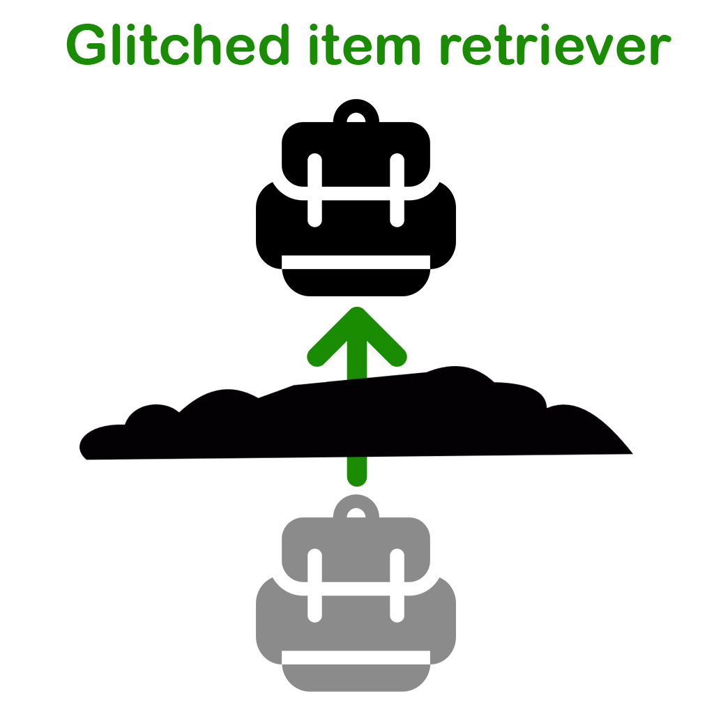 Glitched item retriever