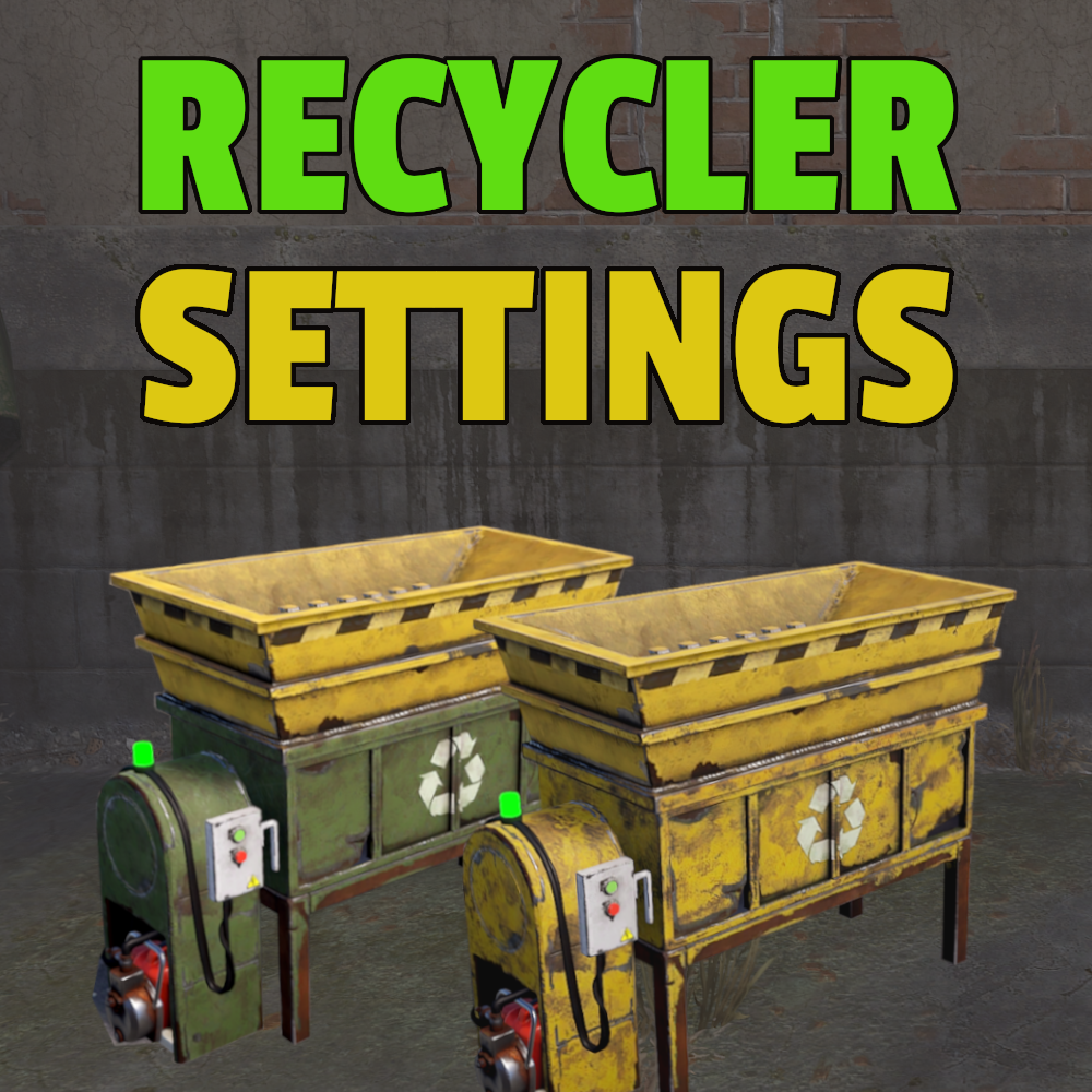 Recycler Settings