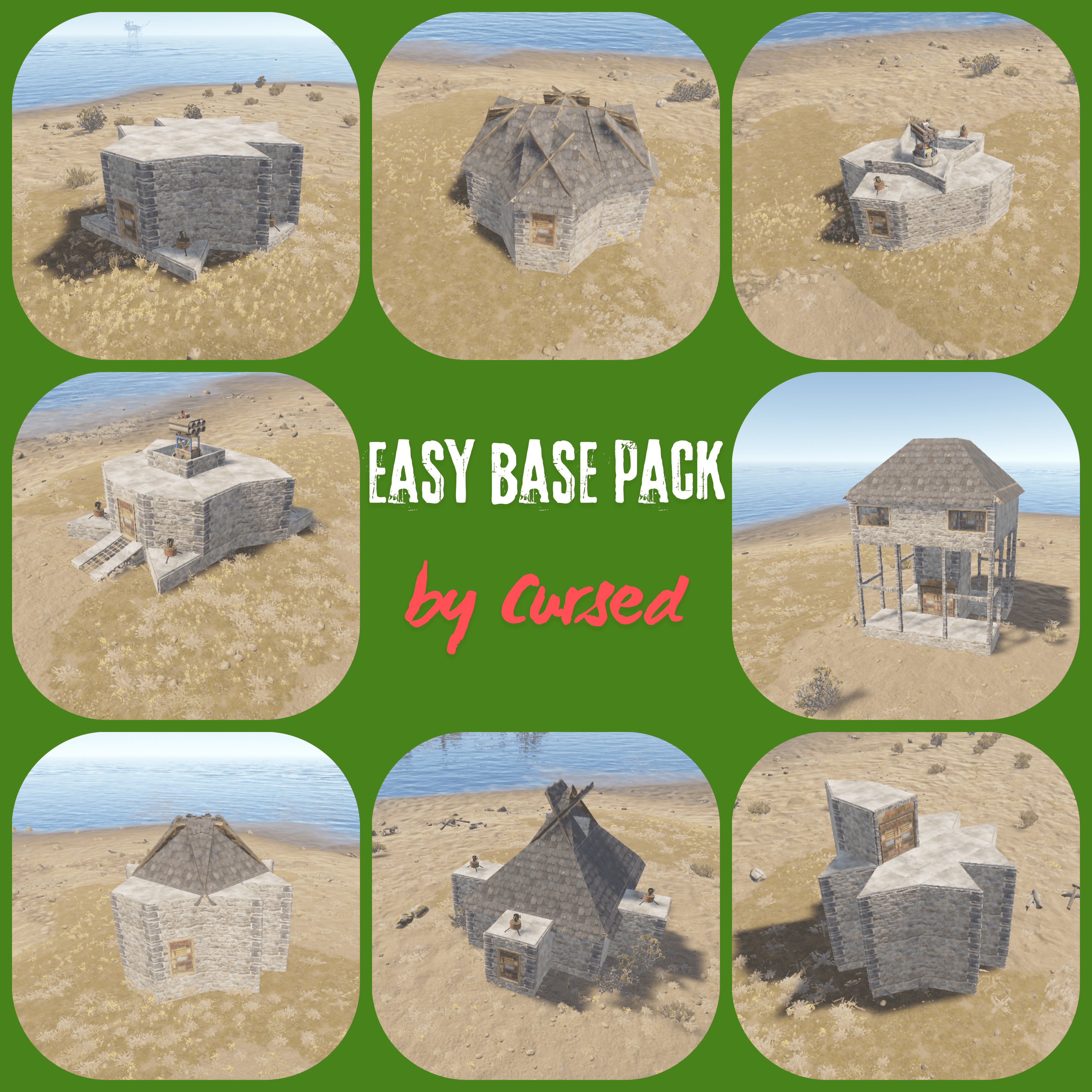 Easy Raidable Bases Pack