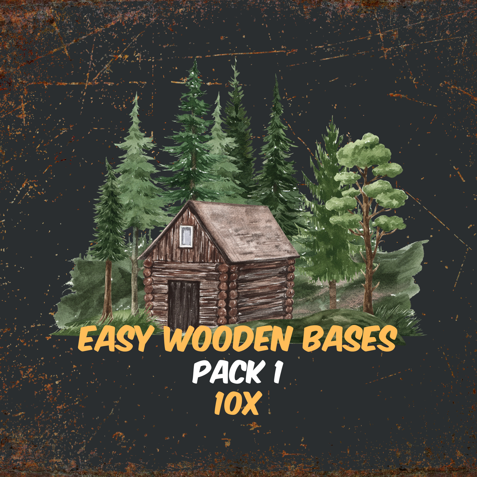 Raidable Bases Easy Wooden Bases [Pack 1]