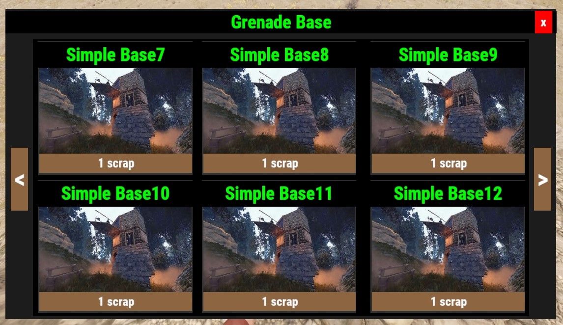 F1 Grenade Base