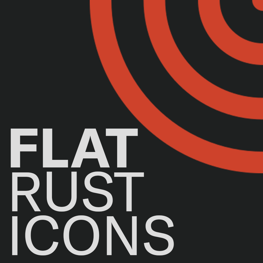 Flat Rust Icons Pack