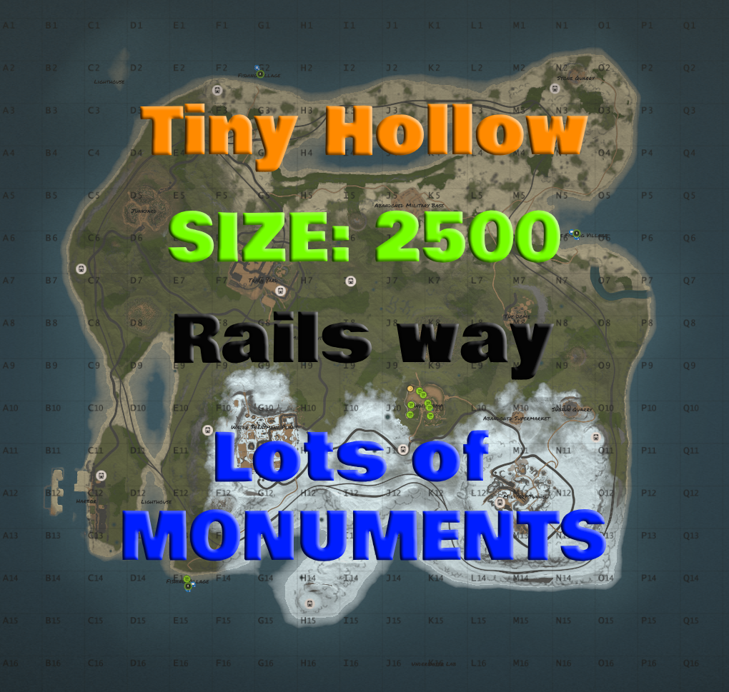 Tiny Hollow Small Map (2500)