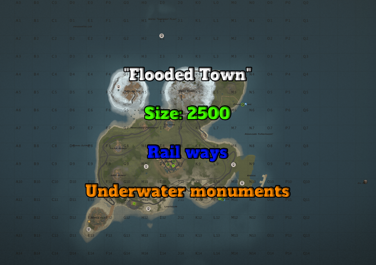 Small map (2500) | "Flooded Town"