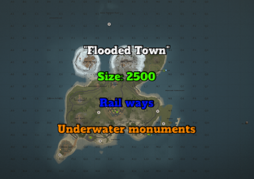 More information about "Small map (2500) | "Flooded Town""