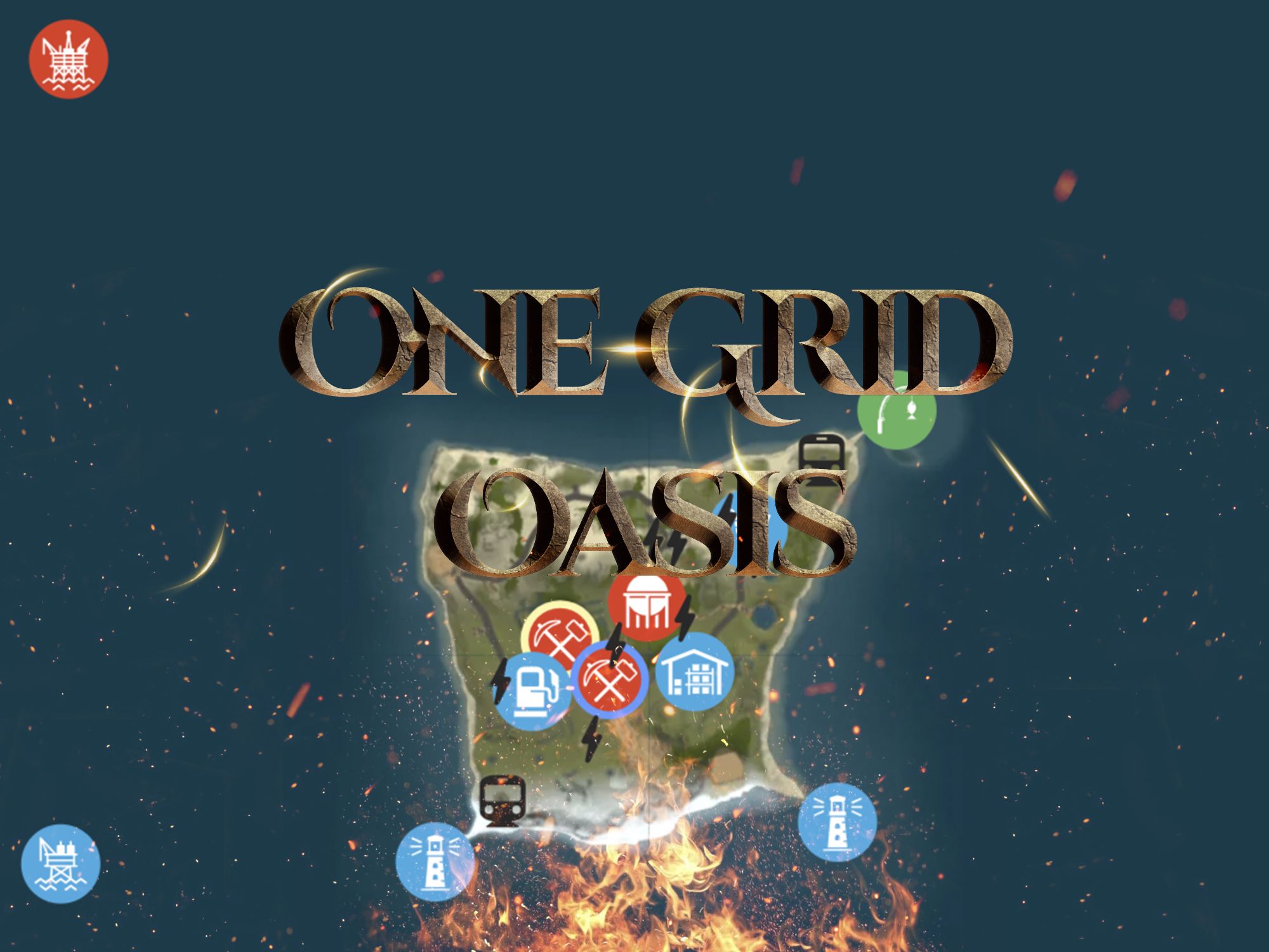 One Grid Oasis 1000K | Custom Small Map by SlayersRust