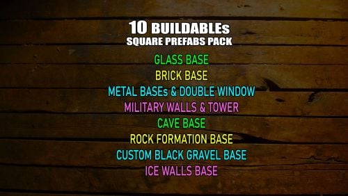 More information about "10 Buildable Square Prefabs Pack"