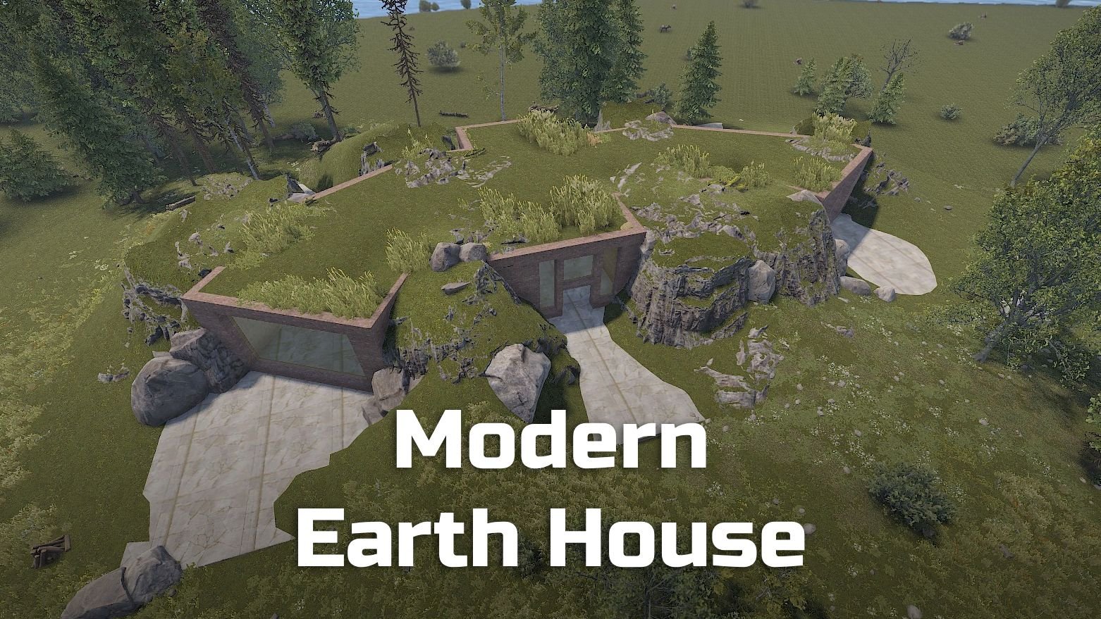 Modern Earth House | Place for building