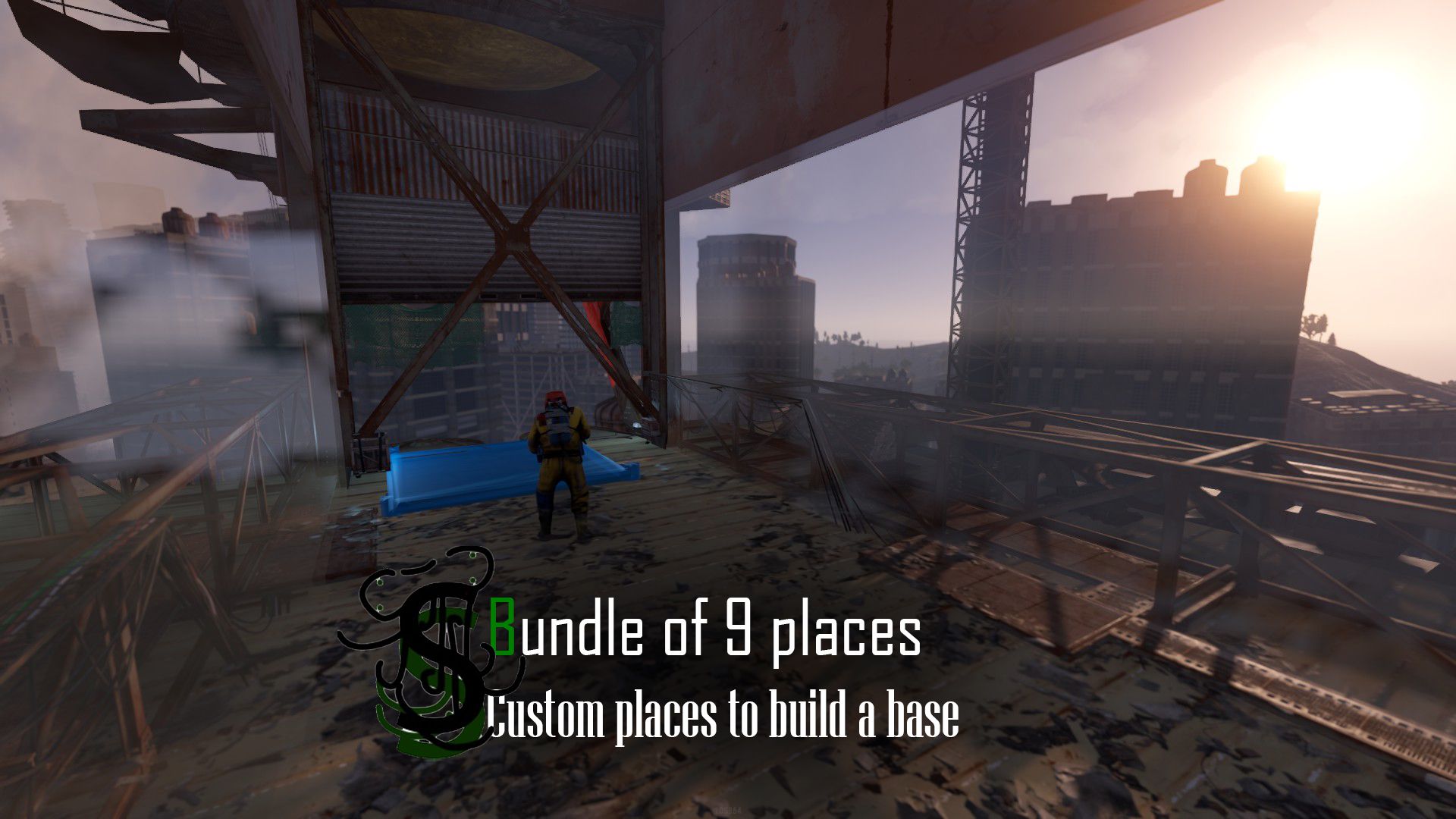 Bundle of 9 custom places | Custom Places To Build a Base by Shemov