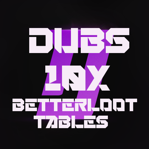 More information about "Dubs 10x BetterLoot tables"