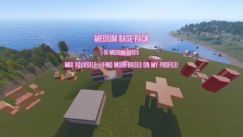 More information about "15 Medium Raidable Bases Pack 5"