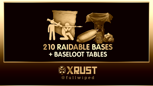 More information about "Raidable Bases Mega Pack & Loot Tables (210 Bases)"