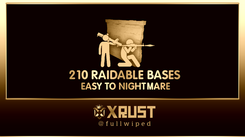 More information about "Raidable Bases Mega Pack (210 Bases)"