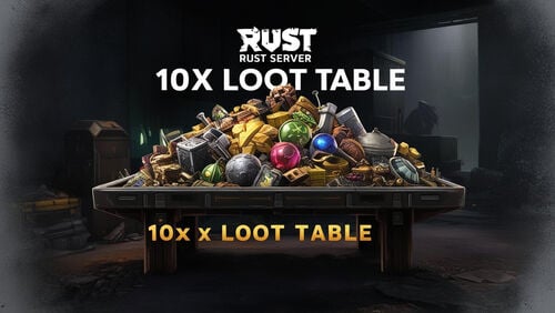 More information about "Rust server 10x LootTable"