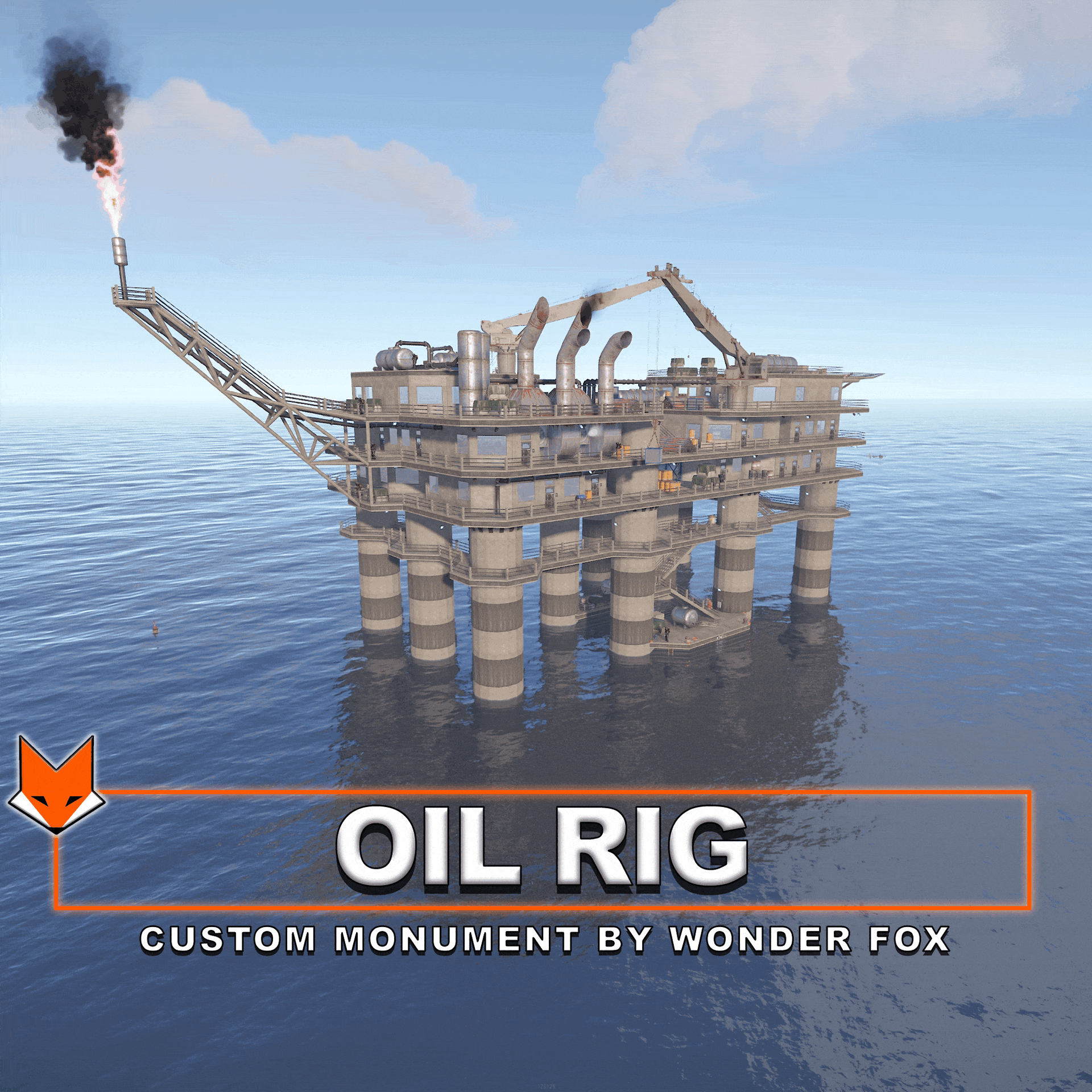 Custom Oil Rig Monuments Codefling